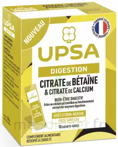 Upsa Citrate De Bétaïne & Citrate De Calcium Poudre 10 Sachets à Monsempron-Libos